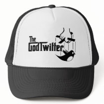 The GodTwitter T-Shirt, Black hats