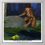 "The Gold Rush Begins" Gold Prospector Unique Art posters