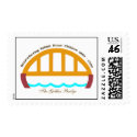 The Golden Bridge postage