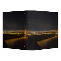 The Golden Gate Bridge from the Marin 2 Vinyl Binders