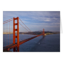 The Golden Gate Bridge from the Marin Card