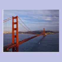 The Golden Gate Bridge from the Marin postcards