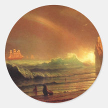 The Golden Gate by Albert Bierstadt Sticker