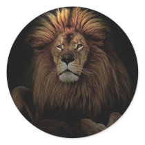 The golden lion stickers