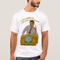 The Golden Mic - Brad's Presidential Slogan t-shirts
