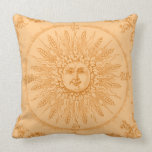 The Golden Smile Throw Pillow