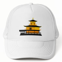 The Golden Temple, Kyoto, Japan hats by lonvig The Golden Temple, Kyoto, Japan hats