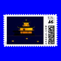 The Golden Temple, Kyoto, Japan postage