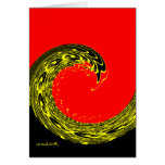 The Golden Wave Greeting Card