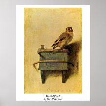 The Goldfinch. By Carel Fabritius Posters