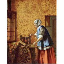 The Goldwägerin By Hooch Pieter De (Best Quality) Photo Cutouts