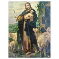 THE GOOD SHEPHERD 2 c. 1900 Personalized Letterhead