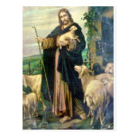 THE GOOD SHEPHERD 2 c. 1900 Post Card
