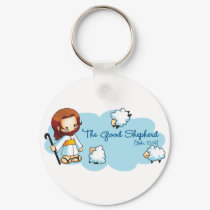 The Good Shepherd Keychain by pandapad The Good Shepherd Keychain