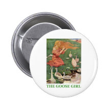 The Goose Girl Buttons