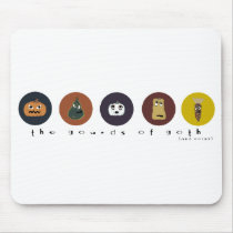 the gourds of goth (and corny!) polka mousepad