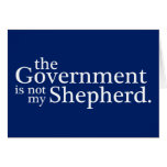 The Government Not My Shepherd. Cards