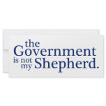 The Government Not My Shepherd. rack cards