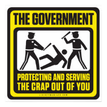 The Government Protecting And Serving Poster