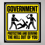 The Government Warning Poster posters
