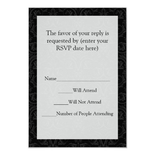 The Graduate, Elegant Black Custom Invites