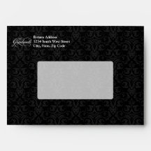 The Graduate, Elegant Black Envelopes