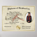 The Graduate Gift Diploma Poster