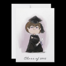"The Graduate" Graduation Invitation invitations