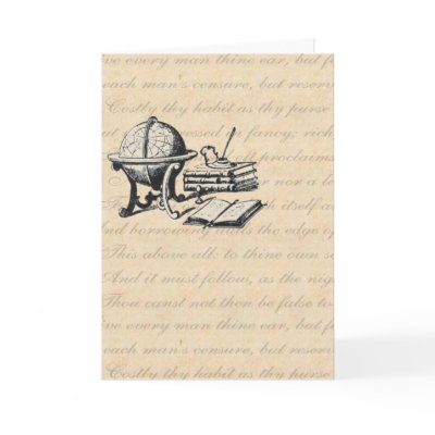 The Graduate Thank You Card In Beige by bwmedia