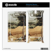 The grain harvest by Pieter Bruegel Decal For Motorola Devour