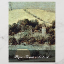 The Grain Harvest Month (August) Detail By Bruegel Personalized Flyer
