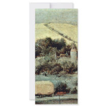 The Grain Harvest Month (August) Detail By Bruegel Rack Card Template