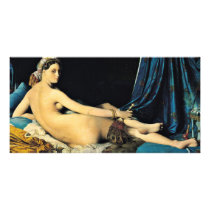 The Grand Odalisque, Français La Grande Odalisque Photo Greeting Card