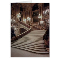 The Grand Staircase of the Opera-Garnier Greeting Card