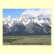 The Grand Teton Mountain Range Poster posters