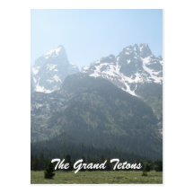 The Grand Tetons Post Card