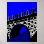 The Granite Boulder Bridge at Svend's Mill Poster