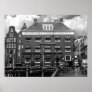 The Grasshopper Hotel -- November in Amsterdam BW Poster