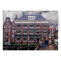 The Grasshopper Hotel -- November in Amsterdam Greeting Card