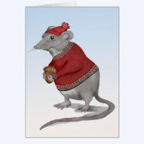 The Grateful Mouse Greeting Card cards