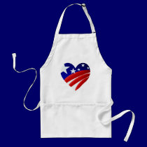 The Great American Heart  Aprons