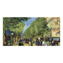 The Great Boulevards By Pierre-Auguste Renoir Photo Cards