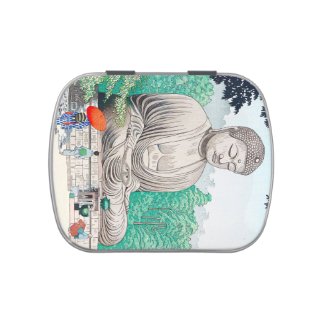 The Great Buddha at Kamakura FUJISHIMA TAKEJI Jelly Belly Candy Tin