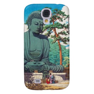 The Great Buddha at Kamakura Hasui Kawase hanga Galaxy S4 Covers