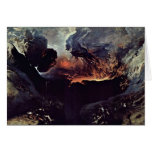 The Great Day Of God'S Wrath By John Martin Greeting Card