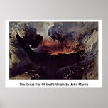 The Great Day Of God'S Wrath By John Martin Posters