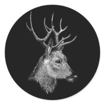 The great deer buck stickers