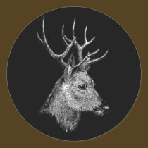 The great deer buck stickers