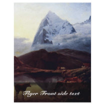 The Great Eiger Seen From The Wengernalp By Maximi Custom Flyer