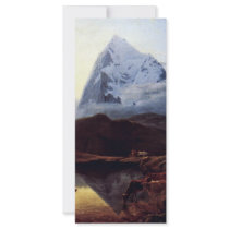 The Great Eiger Seen From The Wengernalp By Maximi Custom Rack Card